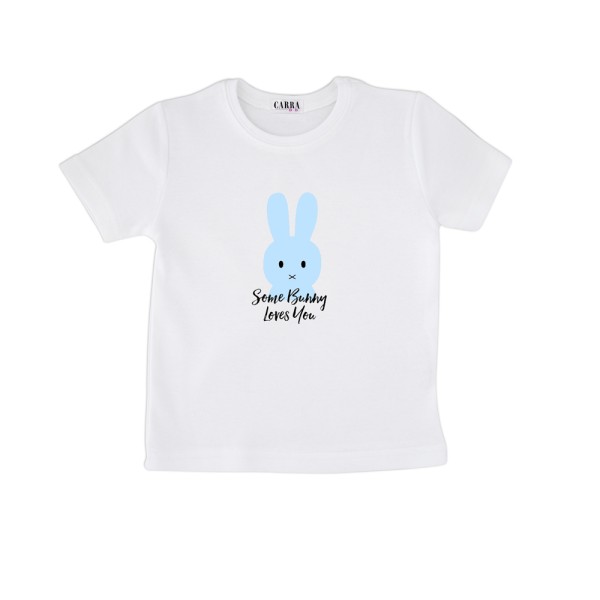Carra Some Bunny Loves You Blue детска тениска
